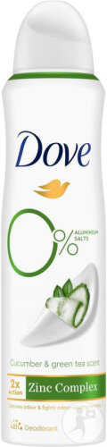 Dove Go Fresh 48h Deodorant 0% Aluminiumsalze Mit Zink-Komplex Spray 150ml