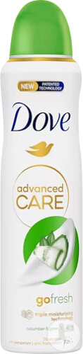 Dove Advanced Care Go Fresh 72h Anti-Transpirant Gurke Und Grüner Tee Spray 150ml