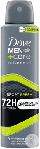 Dove Men+ Care Advanced Anti-Transpirant Deodorant Sport Fresh Spray 150ml