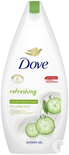 Dove Refreshing Duschgel Gurke Und Grüner Tee 450ml