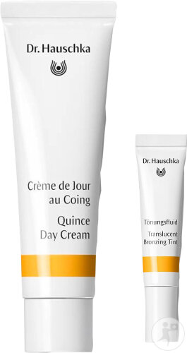 Dr. Hauschka Onpack Tagescreme Quitte 30ml + Getönte Emulsion 2,5ml