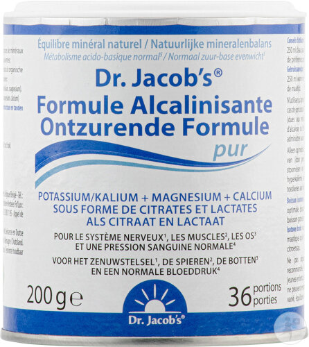 Dr. Jacob's Alkalinisierende Formel Reines Pulver 200g