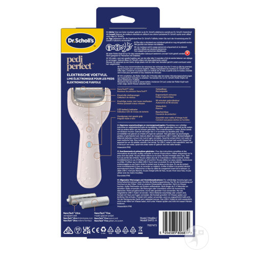Dr. Scholl's Pedi Perfect Elektrische Wiederaufladbare Hornhautfeile 1 Stück-2