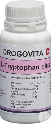 Drogovita L-Tryptophan Plus 50 Kapseln