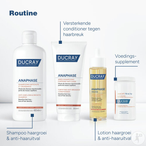 Ducray Anaphase Anti-Haarverlust & Wachstums-Shampoo 400ml-7