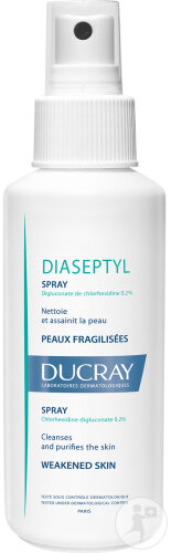 Ducray Diaseptyl Spray Gereizte Haut Reinigt & Klärt 125ml