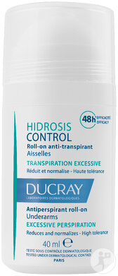 Ducray Hidrosis Control Antitranspirant Roll-On Übermäßiges Schwitzen Achseln 40ml