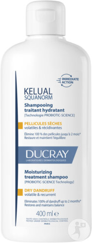 Ducray Kelual Squanorm Feuchtigkeitsspendendes Shampoo Trockene Schuppen Nachfüllung 400ml