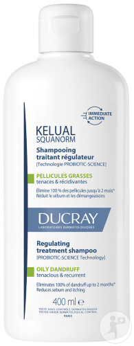 Ducray Kelual Squanorm Reguliertes Anti-Schuppen Behandlungsshampoo Für Fettige Schuppen 400ml