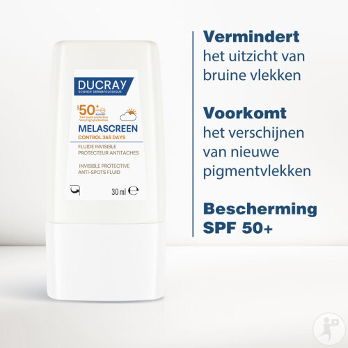 Ducray Melascreen Control 365 Days SPF50+ Fluide Protecteur Antitaches 30ml-3