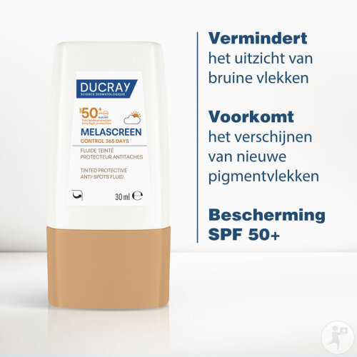 Ducray Melascreen Control 365 Days SPF50+ Tönungsfluid Schutz Gegen Pigmentflecken 30ml-2