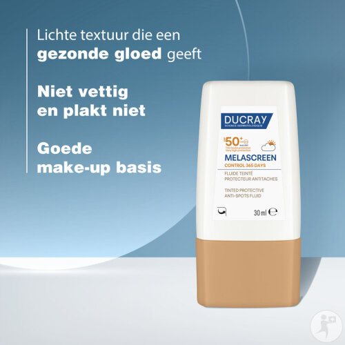 Ducray Melascreen Control 365 Days SPF50+ Tönungsfluid Schutz Gegen Pigmentflecken 30ml-7