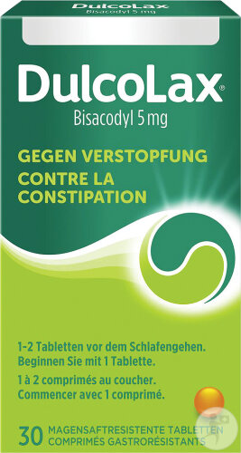 Dulcolax Bisacodyl 5mg 30 Dragees