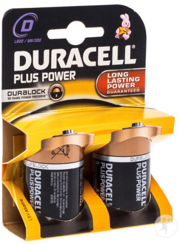Duracell Batterie MN1300 LR20 2 Stück