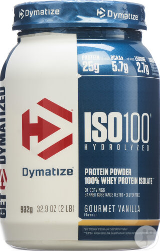 Dymatize ISO100 Geschmack Gourmet Vanilla 932g