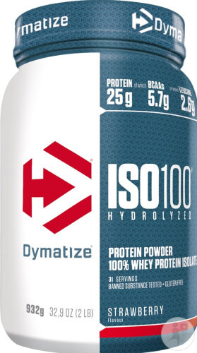 Dymatize ISO100 Geschmack Strawberry 932g