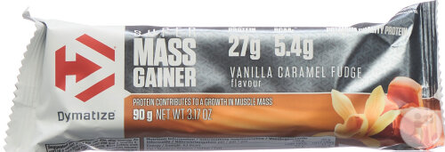 Dymatize Super Mass Gainer Vanille-Karamell-Riegel 90g