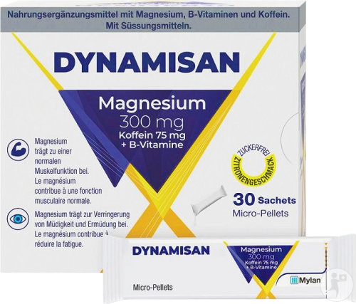 Dynamisan Magnesium 300mg Beutel 30 Stück