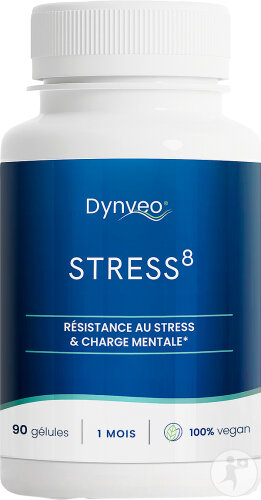 Dynveo Stress8 Synergie 6 Pflanzen/Vitamin B6/Magnesium 90 Kapseln