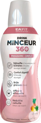 EaFit Drink Schlankheit 360 Abnehmen Und Fettverbrenner Ananasgeschmack 500ml