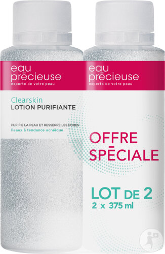 Eau Précieuse Clearskin Reinigende Lotion Für Zu Akne Neigende Haut Flaschen 2x375ml