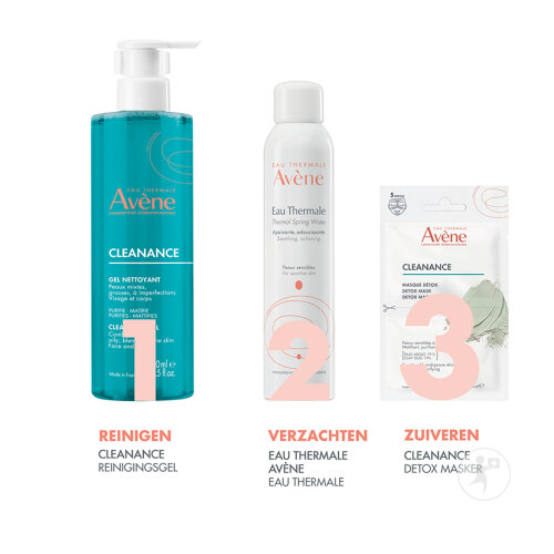 Avène Cleanance Detox Maske Mattierend Reinigend Fettige Haut Unreinheiten 2x6ml-4