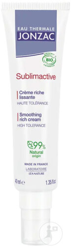 Eau Thermale Jonzac Sublimactive Reichhaltige Glättende Creme Bio Tube 40ml