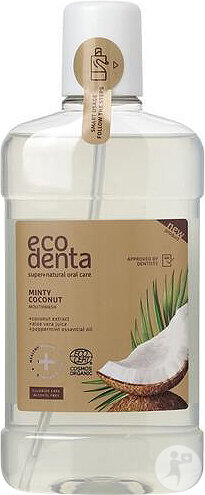 Ecodenta Mundwasser Minze-Kokosnuss Flasche 500ml