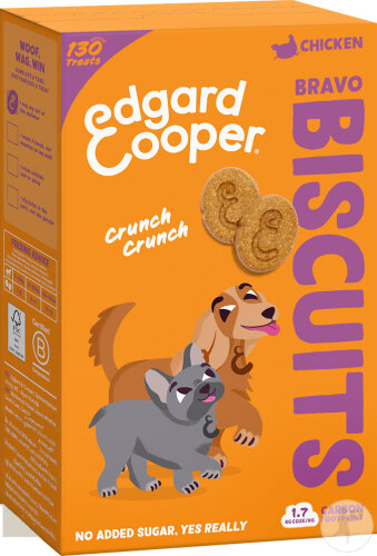 Edgard & Cooper Bravo Kekse Für Hunde Geschmack Huhn 400g