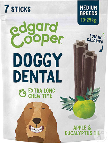 Edgard & Cooper Kausticks Für Mittelgroße Hunde Apfel & Eukalyptus 7 Sticks