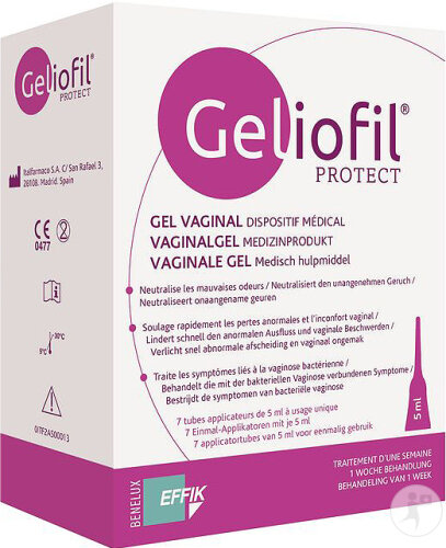 Effik Geliofil Protect Vaginalgel-Applikator-Tuben 7x5ml