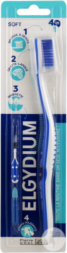 Elgydium Zahnbürste 4in1 Soft 1 Stück