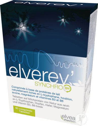 Elverev' Synchro 8H Nahrungsergänzungsmittel 60 Tabletten