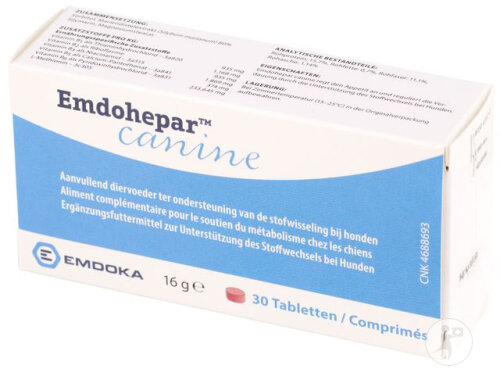Emdohepar Canine 30 Überzogene Tabletten
