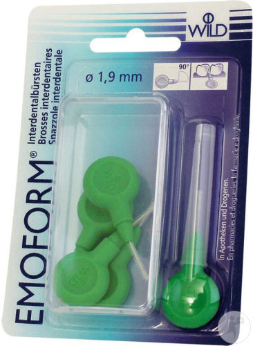 Emoform Interdentalbürsten 1,9mm Hellgrün 5 Stück