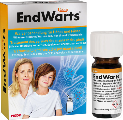 Endwarts Warzenentfernung Lösung 5ml