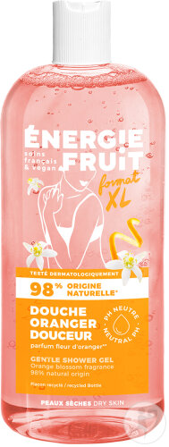 Energie Fruit Duschgel Orangenblüten Und Leinöl Trockene Haut Flasche 500ml