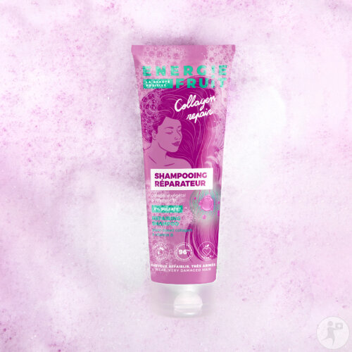 Energie Fruit Reparierendes Shampoo Kollagen Vitamin B Sulfatfrei Stark Geschädigtes Haar 250ml-3