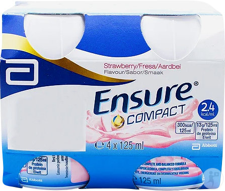 Ensure Compact Erdbeer 4x125ml
