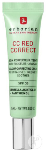 Erborian CC Red Correct Automatischer Perfektionierer Beruhigender Effekt Ebenmäßiger Teint 15ml