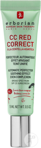 Erborian CC Red Correct Korrigierende Pflege Gegen Rötungen Und Beruhigende Wirkung 15ml