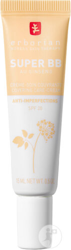 Erborian Super BB Crème Abdeckende Pflege Gegen Unreinheiten Nude 15ml