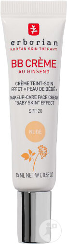 Erborian BB Crème Getönte Pflege Babyhaut-Effekt Nude 15ml