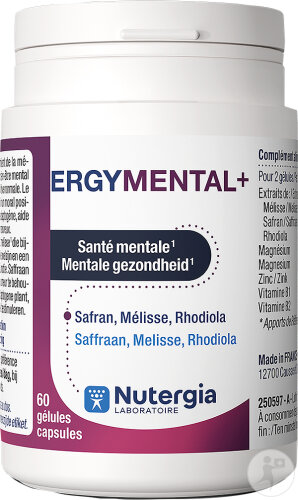 Nutergia ErgyMental+ 60 Kapseln