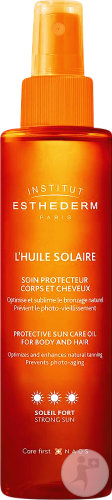 Esthederm L'Huile Solaire Protective Sun Care For Hair And Body Strong Sun 150ml