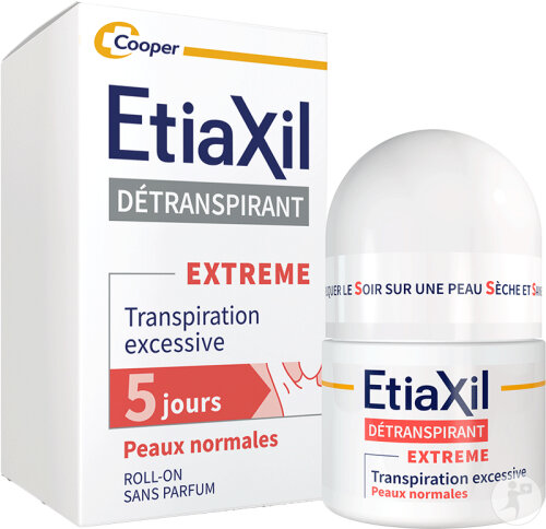 Etiaxil Detranspirant Extreme Übermäßiges Schwitzen Normale Haut Roll-On 15ml