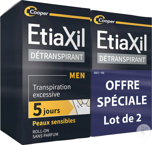 Etiaxil Men Detranspirant Exzessive Transpiration Empfindliche Haut 2x15ml