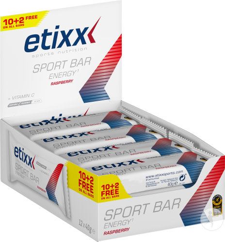 Etixx Energie Sport Bar Energieriegel Rote Früchte 12x40g
