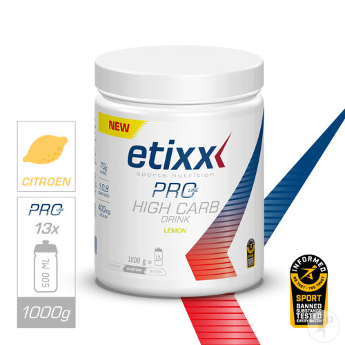 Etixx High Carb Drink Pro Line Zitrone 1000g