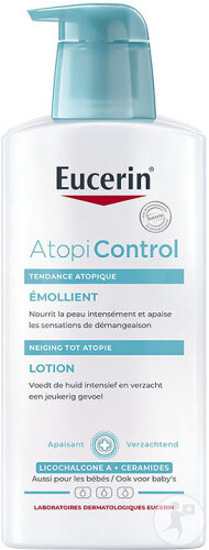 Eucerin AtopiControl Emollient Lotion Trockene Haut Mit Neigung Zu Atopie Pumpflasche 400ml